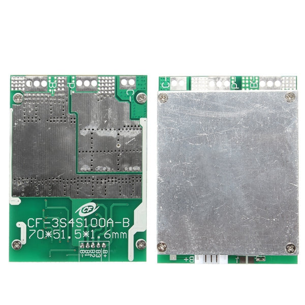 4S 100A 12V LiFePo4 18650 Battery Cell BMS Protection Board + Balance With Cable