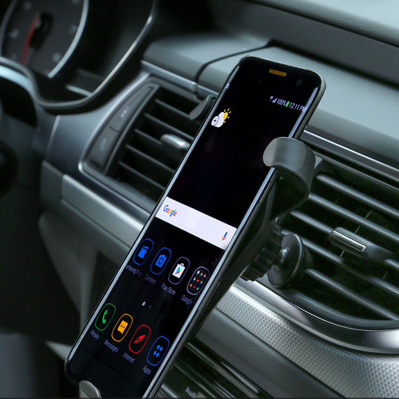 Bakeey Qi Wireless Car Suckers Cup Air Vent Mount Desktop Holder Fast Charger for iPhone X S8 Note 8