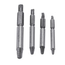 Drillpro Upgraded 4PCS Double Side Damaged Screw Extractor Bolt Stud Tool Out Remover