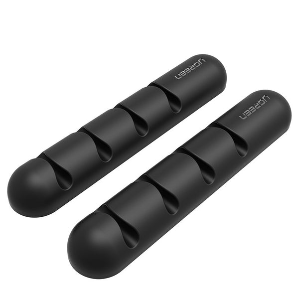 Ugreen LP114 Cable Organizer Silicone USB Cable Winder Desktop Cable Holder Flexible Cable Management Clips For Mouse Headphone Earphone