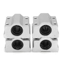 Machifit 15pcs 200mm Optical Axis Guide Bearing Housings Aluminum Rail Shaft Support Set CNC Parts