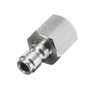 8mm Stainless Steel Quick Connector Pneumatic Adapter Thread Diameter 1/8BSPP