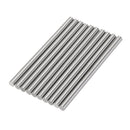 Machifit 10pcs 100mm 4/6/8mm HSS Round Milling Engraving Bit Lathe Tools Turning Tool
