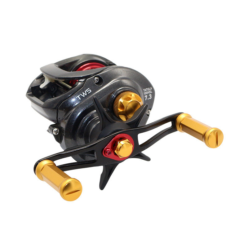 ZANLURE Metal Carbon DIY Fishing Reel Handle Knob Fishing Tackle Accessory For D/S Fishing Reel