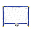 60cm Kids Football Soccer Goals Portable Posts Nets Frame Ball Pump Indoor Outdoor Set Children Play Fun Toys