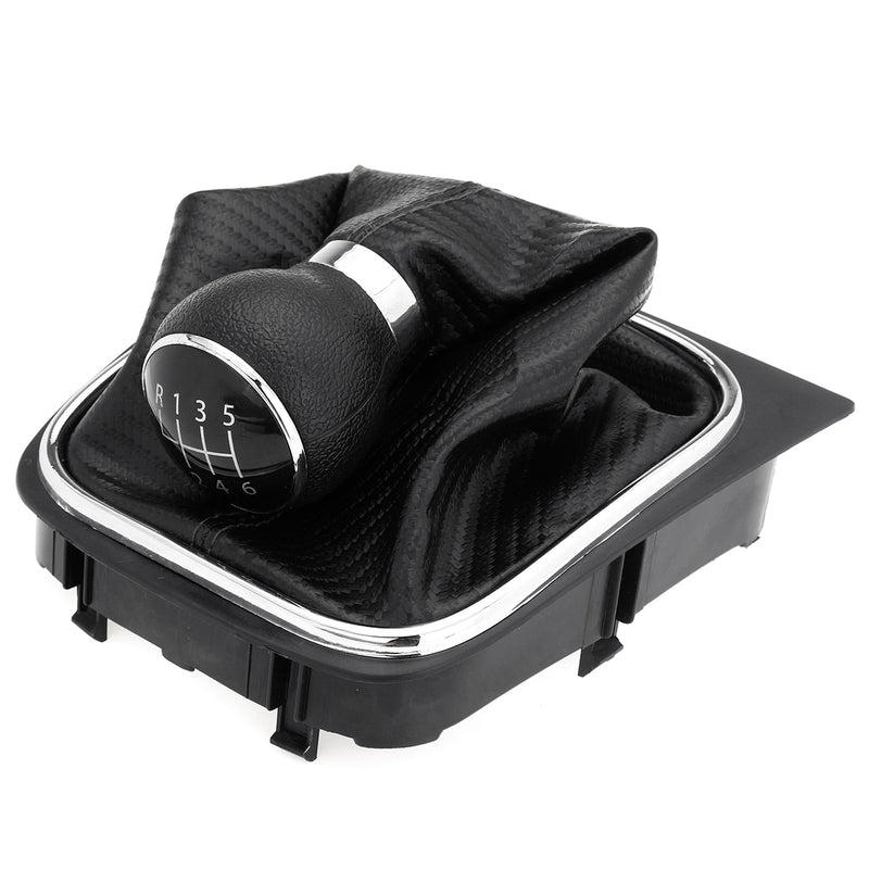 6 Speed Gear Shift Knob Gaitor Gaiter Boot Cover For VW GOLF MK5 MK6 2005-2014