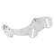 Toilet Bidet Hot/Cold Water Dual Spray Non-Electric Mechanical Self Cleaning Adjustable Angle Bidet Toilet Device