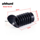 ohhunt Hunting Riflescope Lens Rubber Eyeshade 4 Types Tactical Optics Sight Eye Protector Cover Scalability Sight Eyeguard