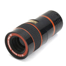 8X HD360 Camera Lens with Clip Zoom Telescope for Samsung S8 Xiaomi 6 iPhone 7