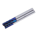 Drillpro 4 Flutes R0.5 Ball Nose Milling Cutter HRC60 Tungsten Carbide NACO Coated Milling Cutter CNC Tool