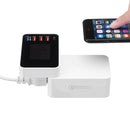 Bakeey Foldable Design QC3.0 4 USB Type C Wireless USB Charger Socket EU US UK With LCD Display