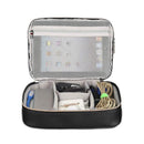 BUBM Large Size Double Layers Large Capacity Waterproof Digital Accessory Storage Bag iPad Pouch