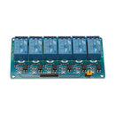 BESTEP 6 Channel 5V Relay Module With Optocoupler Protection Low Level Trigger