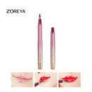 Portable Single Head  Makeup Brushes Retractable Lip Brush Rayon Lip Gloss Brush Beauty Tools