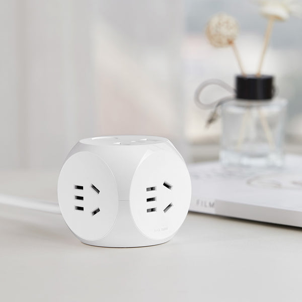 Aigo Mini Magic Cube Shape Socket Outlet Power Strip With Power Adapter Type-C USB Ports from Xiaomi Youpin