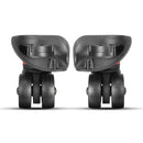 2Pcs Black Luggage Suitcase Universal Wheels Repair Replacement