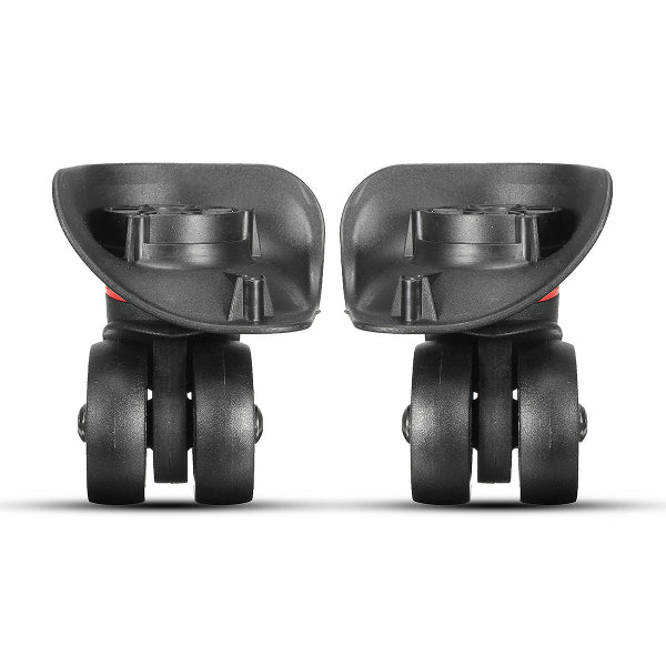 2Pcs Black Luggage Suitcase Universal Wheels Repair Replacement