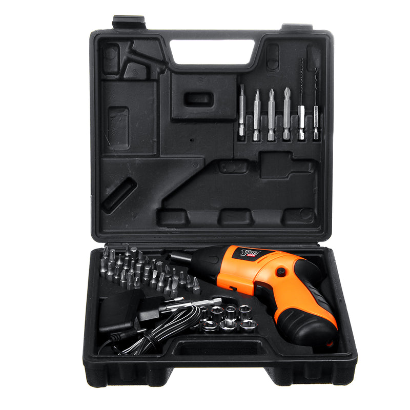 45in1 Cordless Electric Screwdriver Mini Power Screw Driver Rechargeable DIY Driver Bit Tool Set