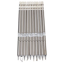 Drillpro 10pcs T12 Soldering Iron Tips Set for HAKKO FX951 FX952