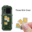 SERVO X7 2.4'' 4000mAh Antenna Analog TV Voice Change Laser Flashlight OTG 3 SIM Card Feature Phone