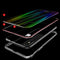 Luphie Protective Case For iPhone X Gradient Magnetic Adsorption Aluminum Tempered Glass Cover