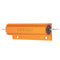 RX24 100W 12R 12RJ Metal Aluminum Case High Power Resistor Golden Metal Shell Case Heatsink Resistance Resistor