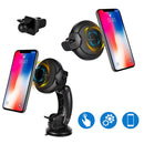 iMars 10W Infrared Sensor Car Wireless Charger Air Vent Dashboard Phone Holder Bracket for iPhone XS