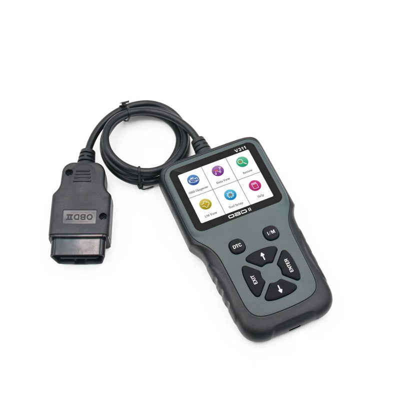 V311 OBDII EOBD Automotive Engine Fault Code Reader Car Diagnostic Scanner Tool Color Screen Fault Detector OBD2