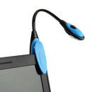Portable Flexible Mini Clip On Book Desk Light Bright White Reading Lamp