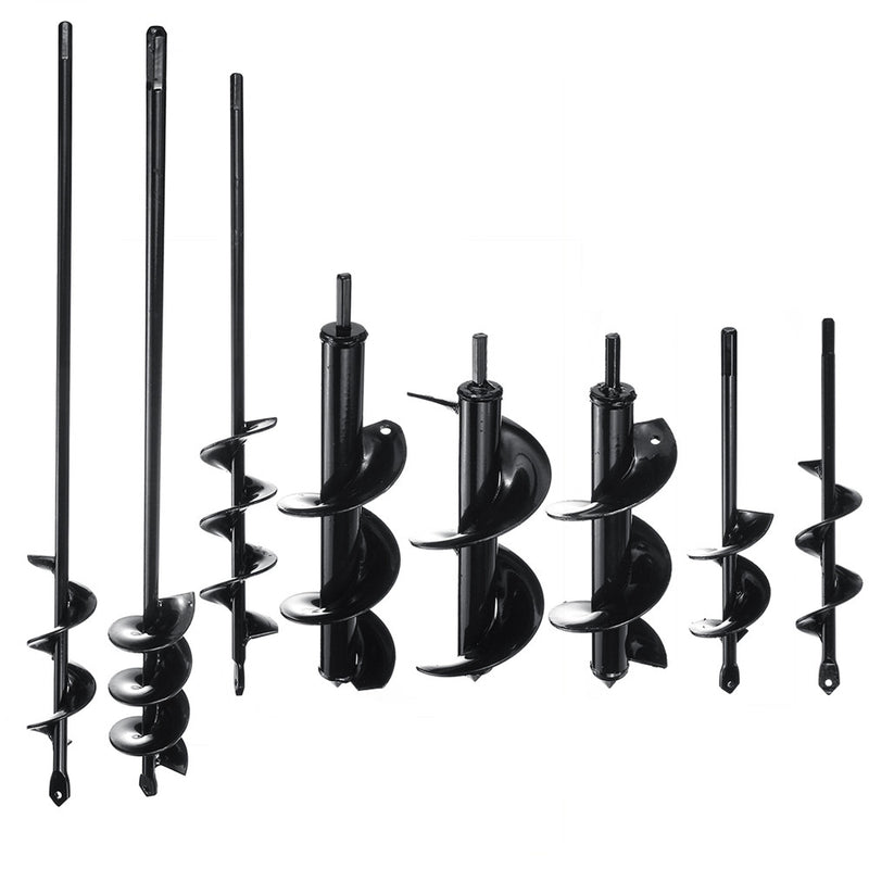 9 to 18 Inch Earth Planter Spiral Auger Drill Bit Post Hole Digger Power Garden Auger Kit