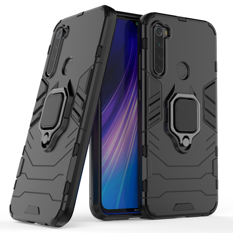 Bakeey Armor Magnetic Card Holder Shockproof Protective Case For Xiaomi Redmi Note 8