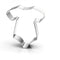 Stainless Steel Baking Mold Cookies Cutter Baby Clothes Bib Milk Bottle Cake Fondant Mold