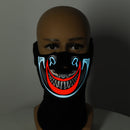 Cool Light Halloween LED Mask Cool Light Up Cosplay Party Flashing Luminous Ghost Skull Hot