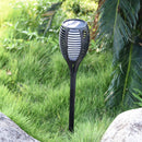 96 LED Solar Power Torch Light Flickering Fire Flame Outdoor Garden Yard Lamp