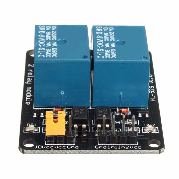 5V 2 Channel Relay Module Control Board With Optocoupler Protection For