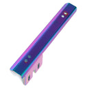 Universal Neo Chrome Front Bumper License Plate Mount Bracket Relocator Holder