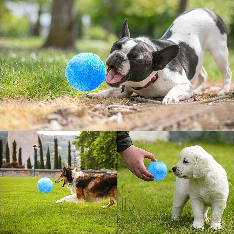 Pets Hair Ball Automatic Vacuum Cleaner Pet Dusting Plush Ball For Pets Toys For Dog Cat Toys