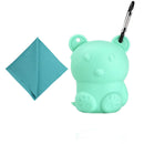 Towel Storage Box Silicone Storage Box Holder Camping Travel Storage Case With Towel