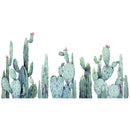 Miico FX82028 2PCS Cartoon Wall Stickers Cactus Plants Printing Sticker Children's Room And Kindergarden Decorative Sticker