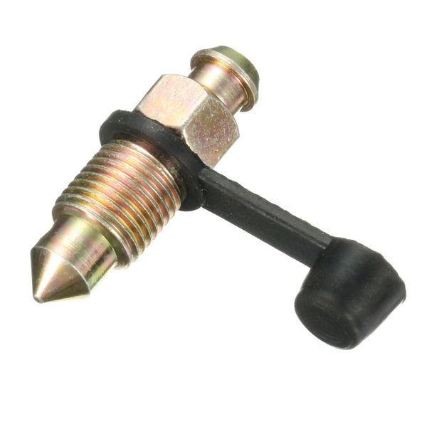 M10 x 1.0mm Motorcycle Brake Braking Caliper Bleed Screw Nipple with Dust Cap