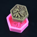 Honeycomb Bee Silicone Mold Bakeware Family DIY Fondant Chocolate Cake Mould