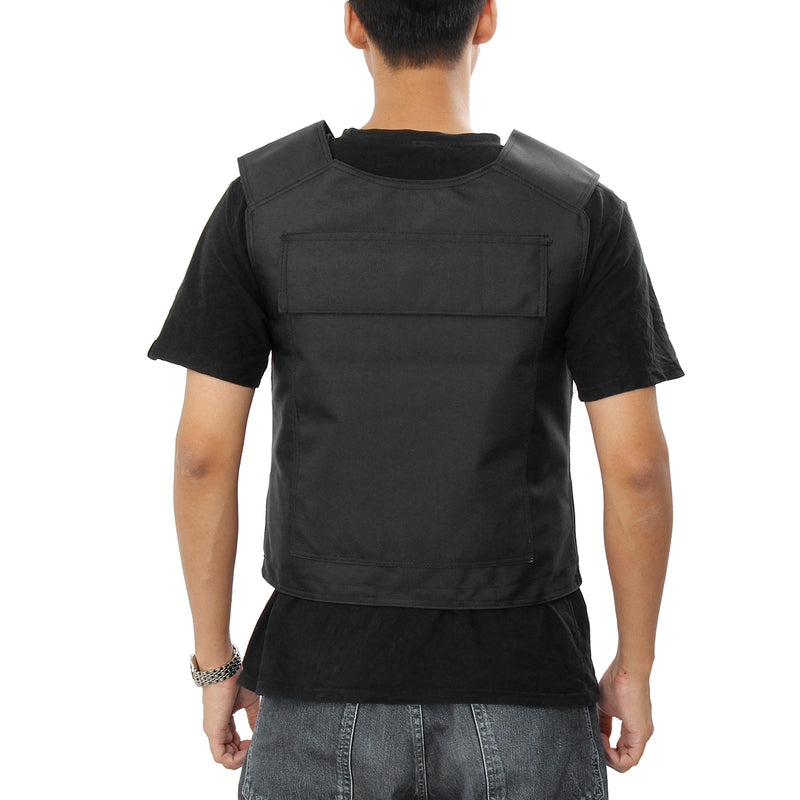 Unisex Tactical Tank Tops 4 Protective Plates Security Carrier Training Military Jacket
