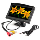 5 Inch TFT LCD Car Rear View Backup Reverse Monitor Parking Night Vision Camera Kit