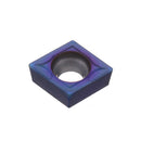 Drillpro 10pcs HRC45 Blue Nano CCMT09T304 VP15TF Carbide Insert for SCLCR/SCLCL Turning Tool Holder