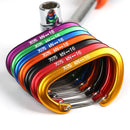 XINDA 1 PC Safety Carabiner Rock Buckle Outdoor Camping Climbing Lock Security Swing Buckle