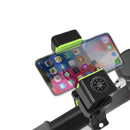 BIKIGHT LW-019 Guide Bike Phone Holder Multifunction LED Light Compass Bicycle Mobile Phone Bracket