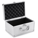 Aluminum Hard Case Foam Black Briefcase Tool Box Carrying Case Portable Tool Case