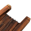 Decorations Expanding Portable Fence Wooden Screen Gate Pet Dog Patio Garden Lawn Barrier ~