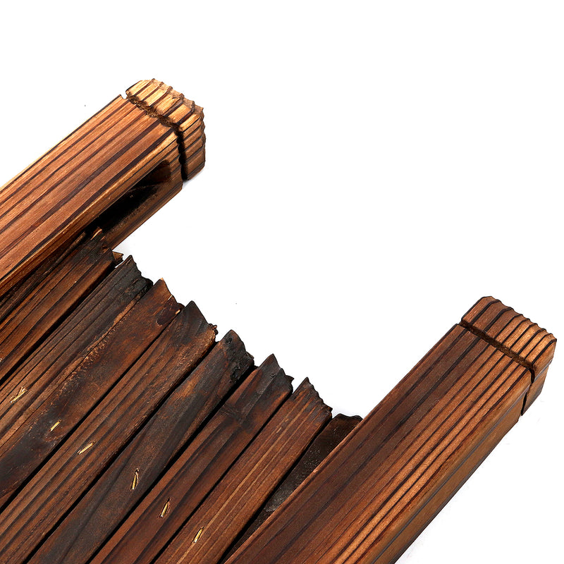 Decorations Expanding Portable Fence Wooden Screen Gate Pet Dog Patio Garden Lawn Barrier ~