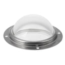 78MM Waterproof 120 Degree Optical Glass Lens + Aluminum Ring For 20W-100W High Power LED Chip